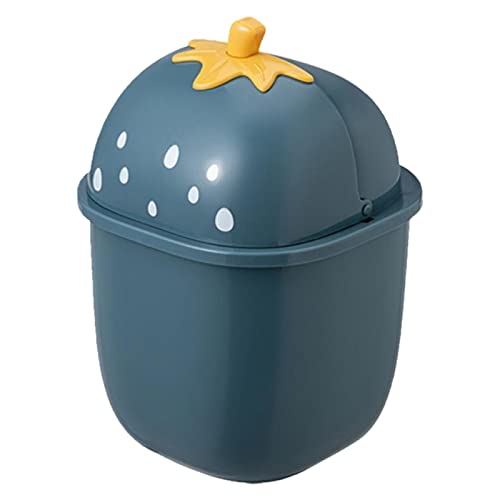 Десктоп ѓубре може да дизајнира јагода, countertop, корпа за отпадоци, мини контејнер за контејнери за отпадоци Организатор далечински држач