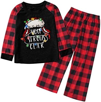 Семејни џеми совпаѓање, Божиќни ПЈ за семејни пижами што одговараат на семејни ланги, облеки на в Valentубените пижами за фами