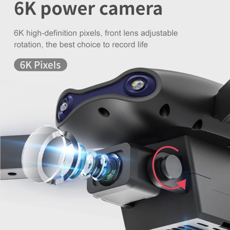 Дрон 4K HD двојна камера WiFi GPS FPV преклопен професионален далечински управувач со квадкоптер играчка за возрасни и деца