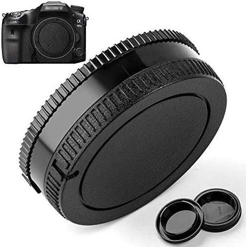 Замена на капакот на телото на телото на камерата и леќата Замена на капакот на задниот капа за Sony Alpha A-Mount/Minolta AF, 2 пакувања