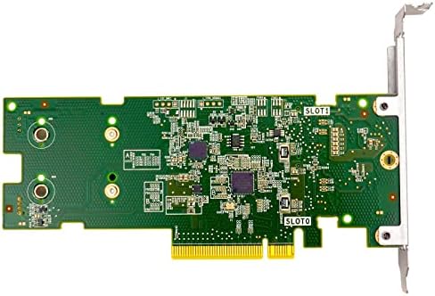 Замена на картички за адаптер PCIE X8 до M.2 за Dell PowerEdge R740 7HYY4 07HYY4 подигање Оптимизирано складирање 22x80 （SSD не е вклучено）
