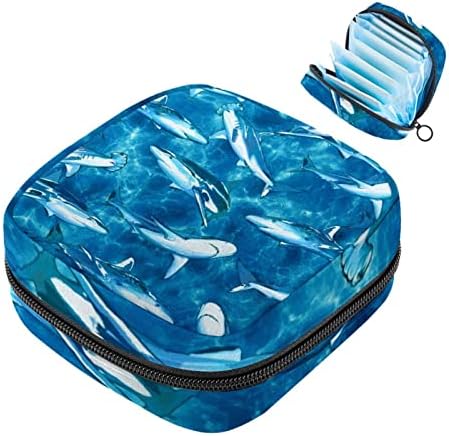 1 парчиња санитарна торба за складирање на салфетка, менструална чаша торбичка преносна држач за патент тампони за чанта за прв
