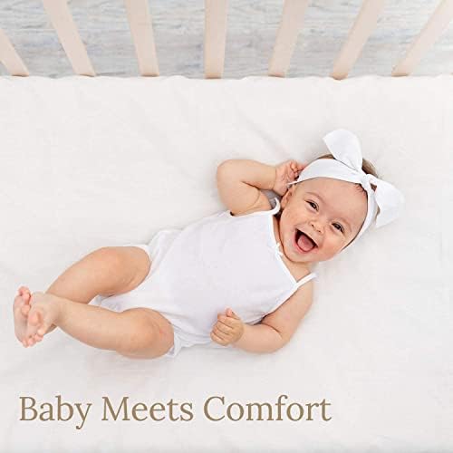 Arightex бебе опремена креветче за креветчиња, девојки и унисекс, расадник, креветчето, постелнина за стандардни душеци за креветчиња и мали