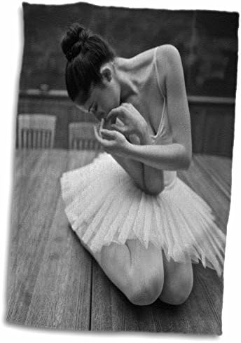 3drose Classic Balerina танцува во училницата што се движи како ветрот - крпи