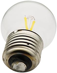 Mengjay® 1 Парчиња 2W 2700K 180LM LED Globe Bulbt 20w Еквивалент, E26 Candelabra База LED Филамент Candelier Светилки, Матирано Стакло