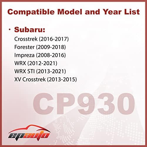 Замената на Epauto CP930 за филтерот за воздух на Cabin Subaru Premium вклучува активиран јаглерод