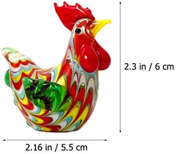 5 парчиња јапонски фигури за пилешки десктоп украси креативни животински модели дома декор за забава за славење