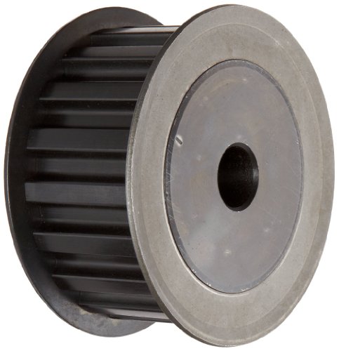 Ametric® 35H150 Steel ANSI Timing Pulley with Flange, 35 Teeth, .8125 Inch +/-1/16 Pilot Bore , 5.51 Inch Outside Diameter , 5.57 Inch