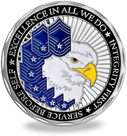 Американските Воздухопловни Сили Кредо Воен Предизвик Монета Колекционерски Ветеран Подарок
