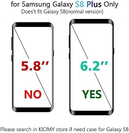 Галакси С8 Плус Случај Кристално Јасен Заштитен Браник Отпорен На Удари Куќиште За Мобилен Телефон За Samsung Galaxy S8 Плус