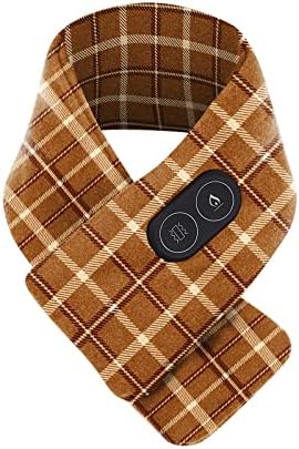 Масажа за греење шал мажи жени зимска USB електрична загреана шамија за греење на вратот, топли меки шалови на отворено загреано загревање на вратот