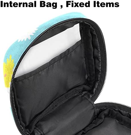 Торба за складирање на санитарна салфетка, менструална торба за торбички за договори за стари лица, санитарна подлога со патент за девојчиња, жени со пилиња