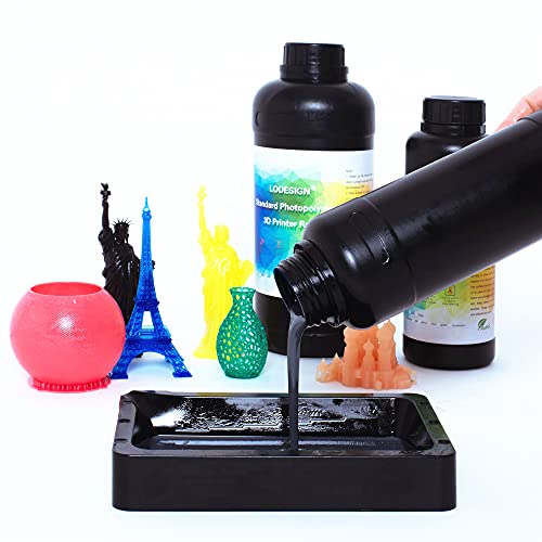 Стандарден фотополимер со смола од 3D печатач со леодезигни 405NM смола со низок мирис со ниска миризба со ниска прецизност со висока прецизност