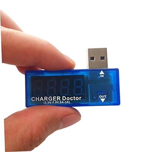 DoITOOL USB полначи мултиметарски тестер на напон на напон на напон на напон на напон за напојување на напон на тестер за напојување