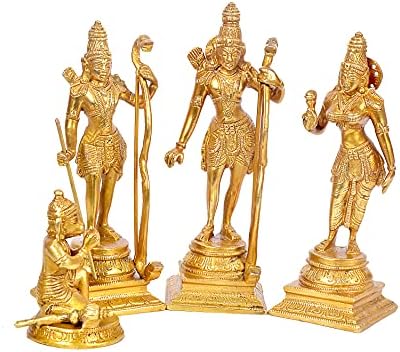 Aona Brass Shri Ram Darbar Statue Idol Ram Darbar Rama Height 8 инчи