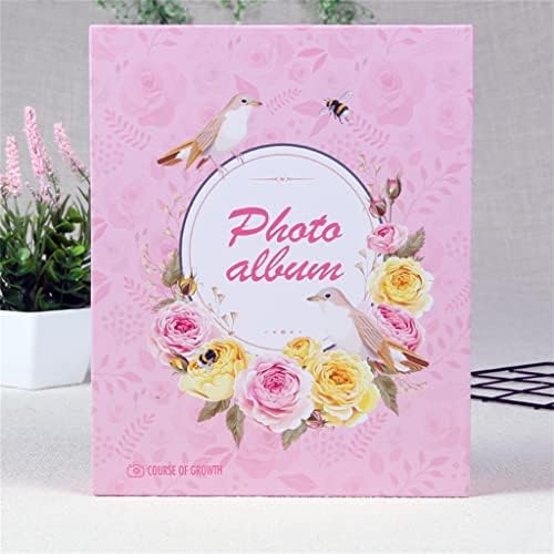 DLVKHKL прекрасен цветен фото албум за организатор на семејни слики за свадбени мемориски книги кутија за складирање на албуми од 6 инчи