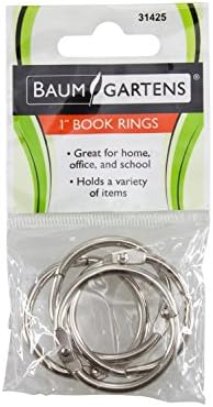 BAU31425 - прстен за метални книги со шарки со шарки.