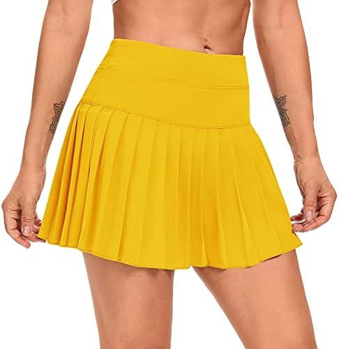 Дерка плетено тениско здолниште за жени со џебови шорцеви атлетски голф здолништа за вежбање спортски активни облеки skort