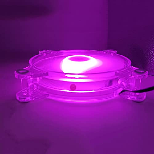 HXQHXQ модел Кристална ладна убавина Транспарентна боја на соништата во боја 12cm 120мм ладење ладилник за ладење 3pin 4pin