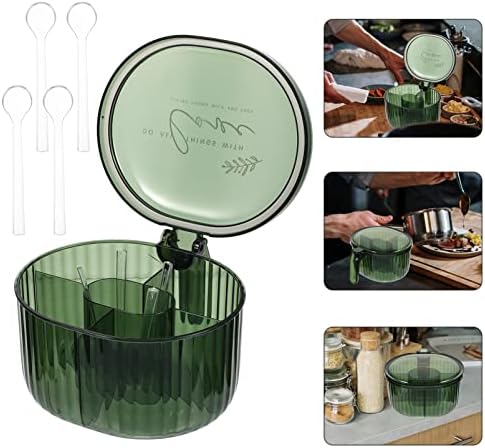 Хемотон Терариум зелена зелена зачинета садови за садови за складирање на садови за складирање на контејнери со тегли со акрилик зачинување