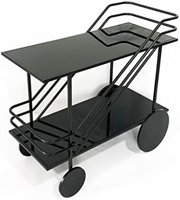 Dingzz Iron Dining Car Office Carts Cart Shoom Hotel Hotel Wine Station Home Dining Glass Sholf