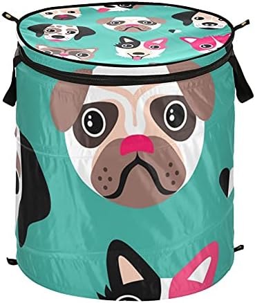 Пат Далматински кучиња се појавуваат алишта за перење со патент за патент за песечка корпа за перење со рачки што се склопуваат