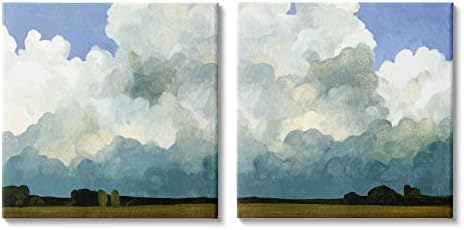 СТУПЕЛ ИНДУСТРИИ Мели облаци од село Скај Пејзаж Пејзаж Сликарство, Дизајн од Ема Каролина