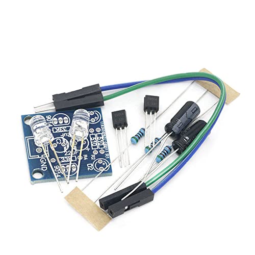 MHT11 Simple 5mm LED блиц DIY комплети DC 3V-14V Circuit Electronics Suite 1,6 mm делови за комплет за трепкање на Arduino
