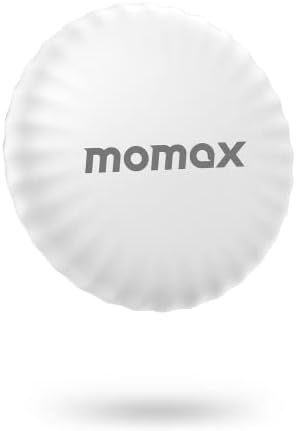 MOMAX Tracker Tag, Изгубен Клуч Пронаоѓач Работи Со Apple Најди Ми, Клуч Тракер Со Апликација/Звучна Локација, 1 Година Заменлива Батерија,