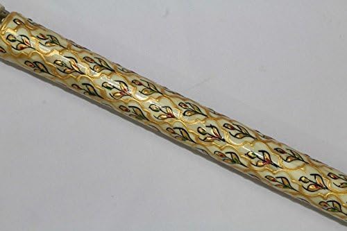 Раџастан камења репродукција на коска од камила, златна боја работа на трска, стап за одење, Индија
