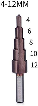 DIY чекор вежба кобалт чекори за вежбање 4-12/4-20/4-32 mm Алатка за напојување за вежба за метален конусен триаголник бит