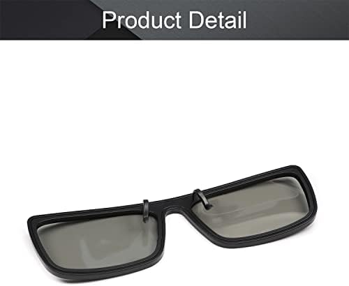 Отмро 5 парчиња Издржливи Очила Во 3д Стил 3д Очила ЗА ГЛЕДАЊЕ 3д Филмски Очила Поларизација 3Д Очила Пластична Рамка Објектив
