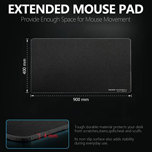 H-Raypad Aqua Control 2 Подлога за глувци за игри, ултра-висока прецизна подлога на глувчето со совршена брзина и контрола на способноста, конзистентна