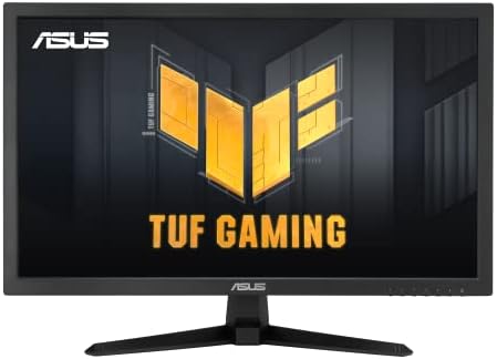 Asus TUF Gaming 24 ”1080p монитор - Full HD, 165Hz, екстремно замаглување на ниско движење, 0,5ms, Freesync Premium, нега на очите, DisplayPort,