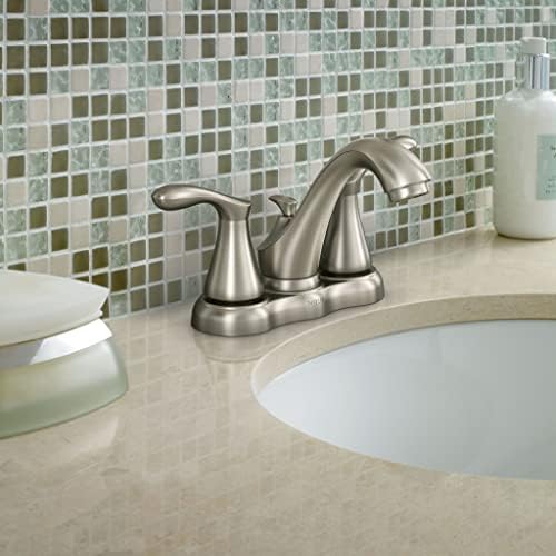 Moen WS84944Srn Varese handle lavatory faucet, место отпор на четкан никел