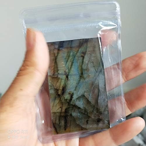 Природен силен блиц лабрадорит парчиња кристално лекување скапоцен камен камен, загрижена терапија кристал
