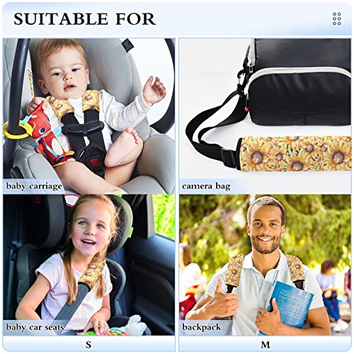 Сончоглед за акварел Совршена лента за седишта за автомобили за бебиња за деца 2 парчиња ленти за седишта за автомобили, перничиња за заштита