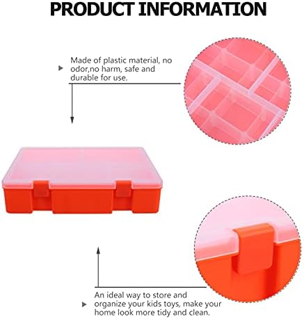 Coheali Storage- Накит прилагодлив канта Пластична занаетчиска сателит чисти делители Организатор Загатки за завртки за шминка предмети