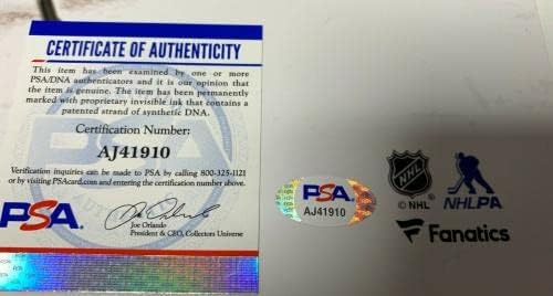 Athонатан Манчесаул го потпиша хокејот на Вегас Златни витези 16x20 Фото PSA AJ41910 - Автограмирани НХЛ фотографии
