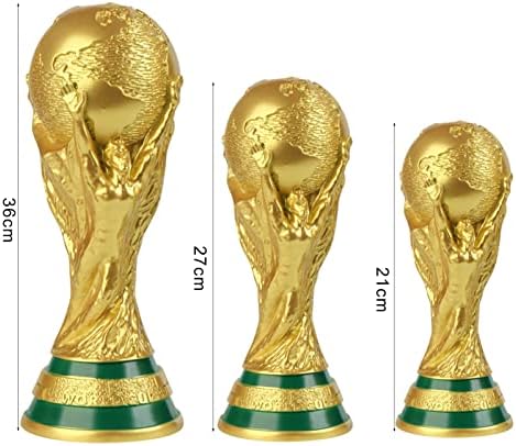 Трофејски реплика на Светскиот куп во блуиланци 14,1 инчи 2022 година реплика на смола од Светски куп смола колекционерски спортови Фан трофеј
