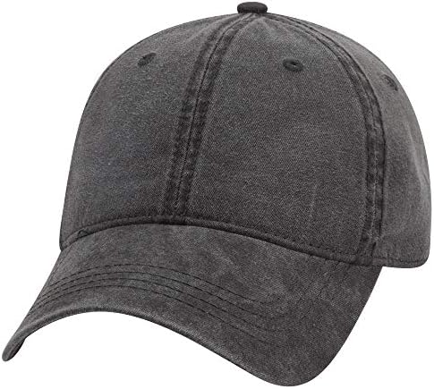 Армијата на армијата со низок профил Неструктурирана пигмент обоена основна памучна капа