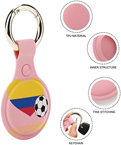 Љубов Колумбија Фудбал Носителот За Airtag Клуч Прстен Tpu Заштитни Случај Покритие Локатор Таг За Паричник Багаж Миленичиња