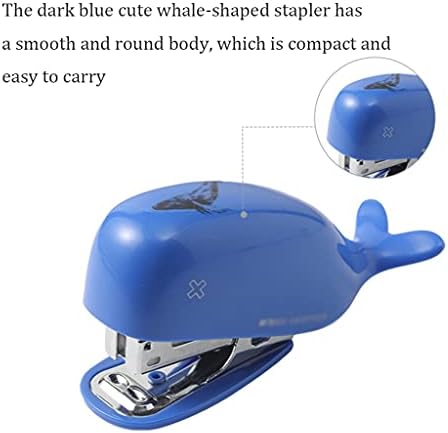 Staplers Office Blue Portable Mini Cute Cute Desktop Stapler Set со 640 пар