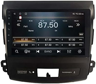 Autosion 9 инчен Android 12 Автомобил GPS Навигација Стерео Радио За Mitsubishi Outlander 2007 2008 2009 2010 2011 2012 НАВИ Bluetooth