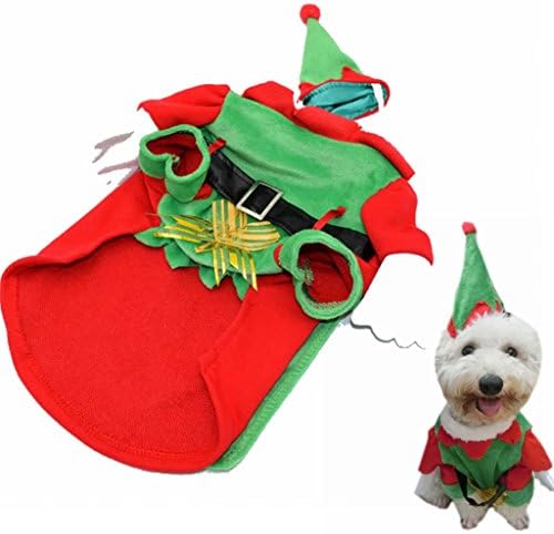 Виски миленичиња Санта костум Божиќ Клохес куче зимски палто--л-л-л