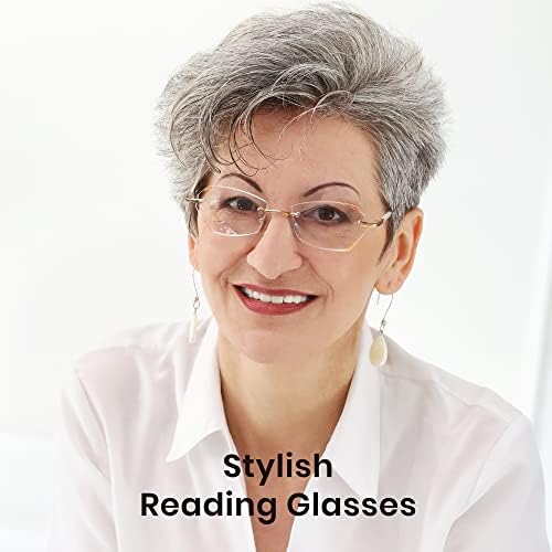 Циксус Очила За Читање За Жени Очила За Блокирање На Сина Светлина Без Рамки Читачи На Компјутери Против Напрегање На Очите Лесни