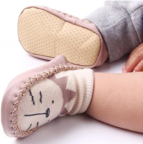 Бебешки Обувки Пред Пешачење корејска Верзија Доенчиња Чевли И Чорапи Со Низок Врв Детски Подни Чорапи За Чамци