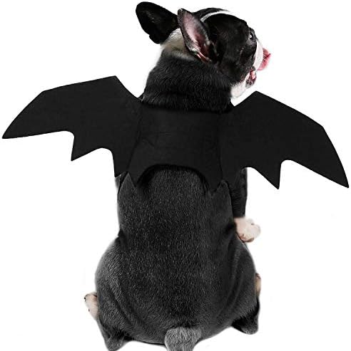 Костим за лилјаци за кучиња Rypet - Ноќта на вештерките за домашни миленици за миленичиња, крилја костими за кучиња костум за