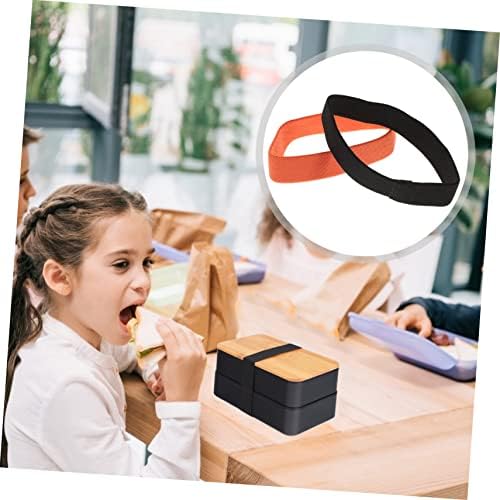 Исценети 8pcs бенто кутии за ручек кутии за деца чувари на кабел за кабли за додатоци за бенто кутии преносни бенто фиксатор