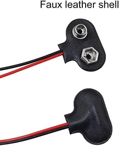 9V конектор за клип за кратки кабелски кабелски кабел за кабел 10 парчиња 10 парчиња